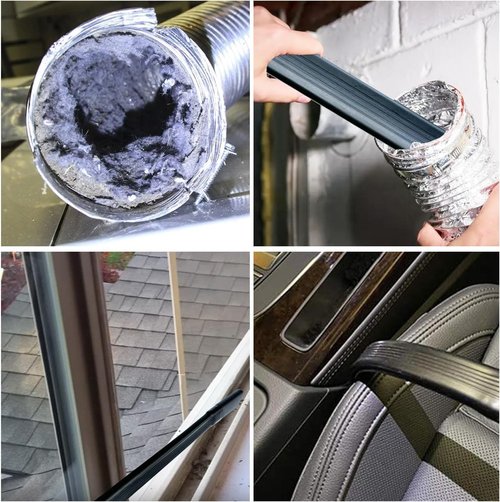 Dyson Vacuum Attachments - Long Flexible Crevice Tool for Car Detailing & Corner Cleaning | Fits V7, V8, V10, V11, V15