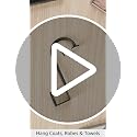 Hardware Essentials Over-the-Door Hook, Oil Rubbed Bronze, 1-Pack