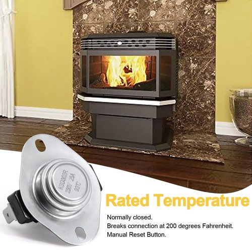 Adviace 80599 Low-Temp & 80601 High Temp Limit Switch for Vogelzang VG5790, VG5770, USSC/US Stove Bay Front 5660 and Ashley AP5660, AP5660L, AP5710 Pellet Stoves, Thermodisc Safety Sensor Snap Disc.