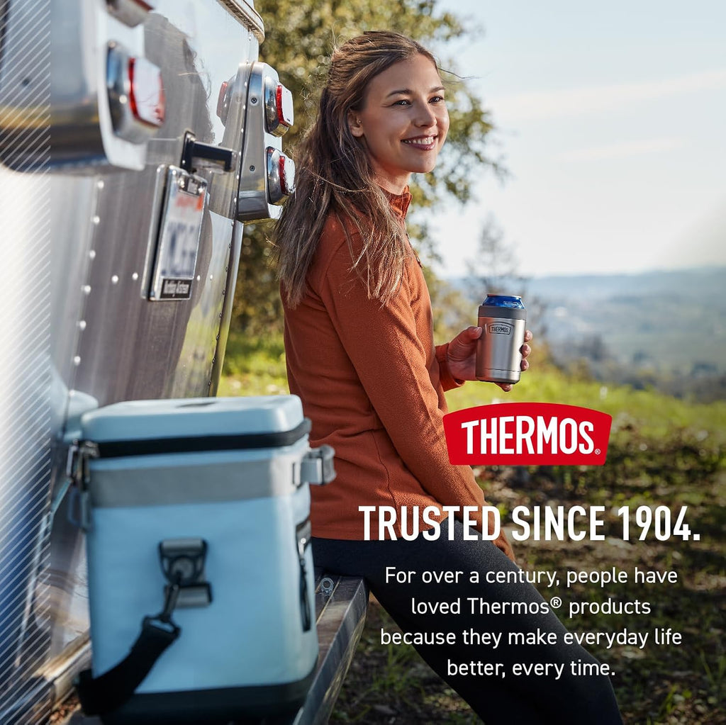 THERMOS ICON Series 24 Can Cooler - Durable Granite Design for Outdoor Adventures