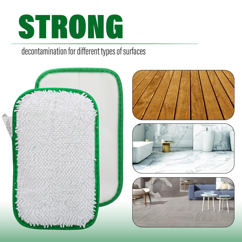 Sonic Duo Pads Compatible with Shark, Fit for Shark Sonic Duo Hard Floor Cleaner Refill - 2 Pack