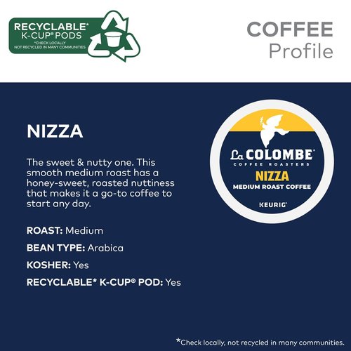 La Colombe® Nizza Medium Roast Coffee - Single Serve Keurig® K-Cup® Pods | 20 Count Box