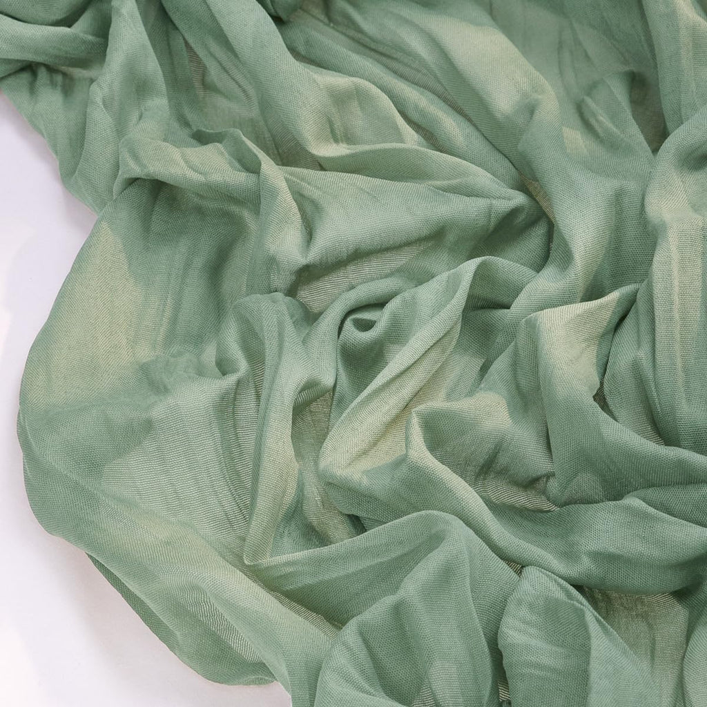 Socomi Cheesecloth Table Runner - 120 Inch Sage Green for Easter, Spring & Boho Decor | Perfect for Weddings & Baby Showers