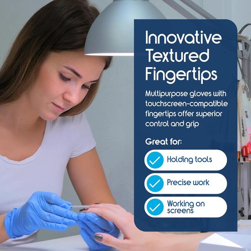 Inspire Nitrile-Vinyl Blend Exam Gloves - Disposable, Latex-Free, Multipurpose Medical Use