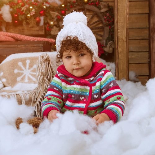 Apragaz Artificial Snow Decoration - Fluffy Flame Resistant Indoor Snow for Christmas Decor | 5.6 OZ