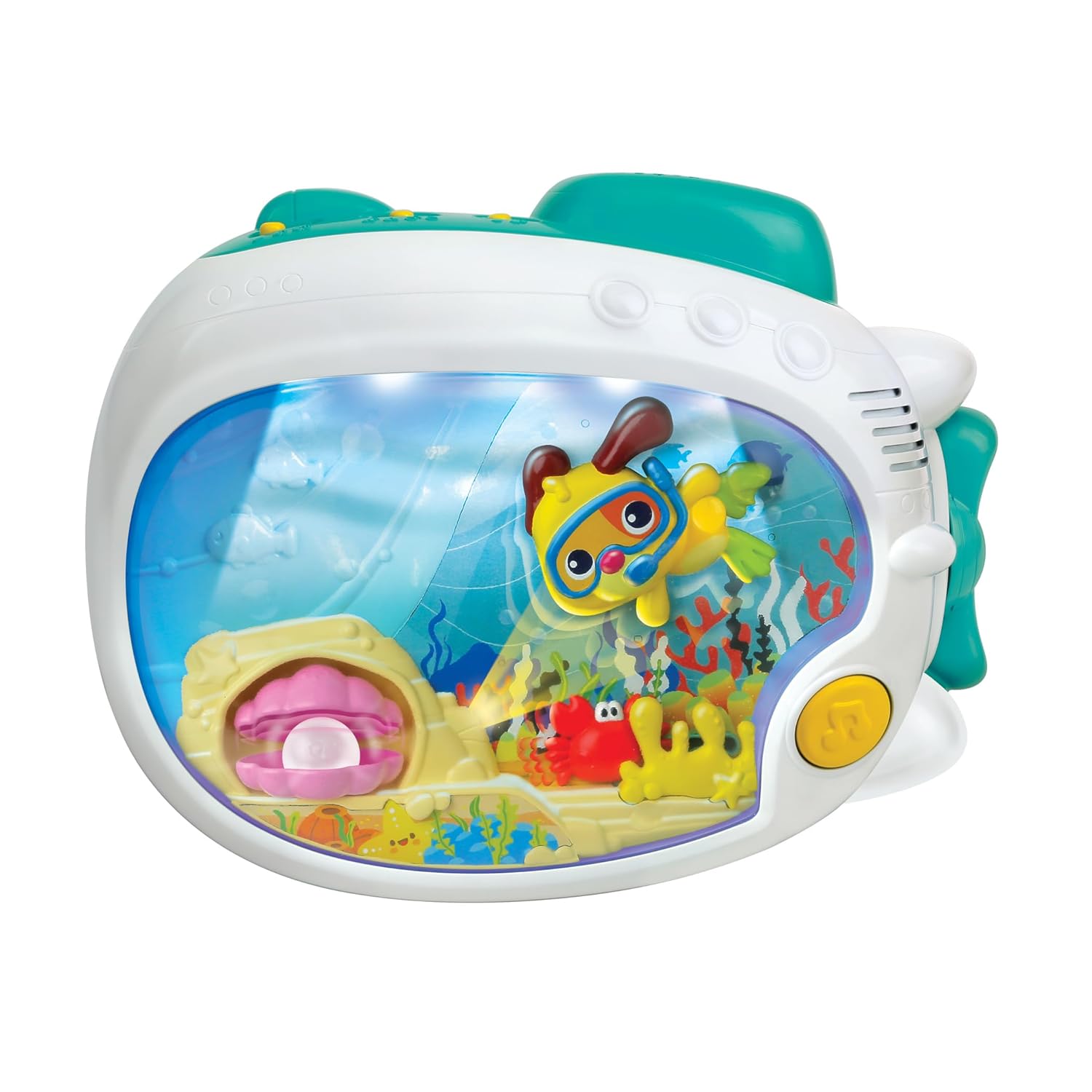 Winfun 3-in-1 Soothing Seas Nightlight - Musical Projector with Soft Glow & Calming Lullabies for Babies