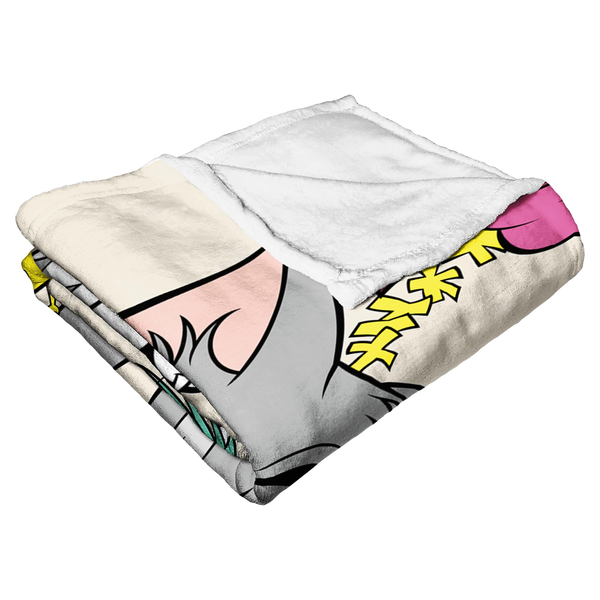 Northwest Tom & Jerry Silk Touch Throw Blanket, 50" x 60", Mouse Tree
