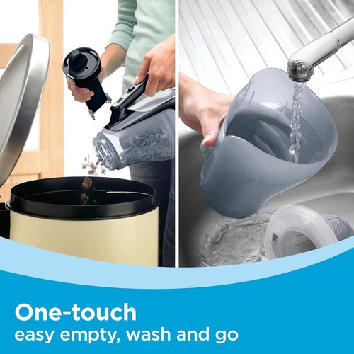BLACK+DECKER 20V Cordless Hand Vacuum - Powerful Suction with Crevice Tool & Flip-Up Brush