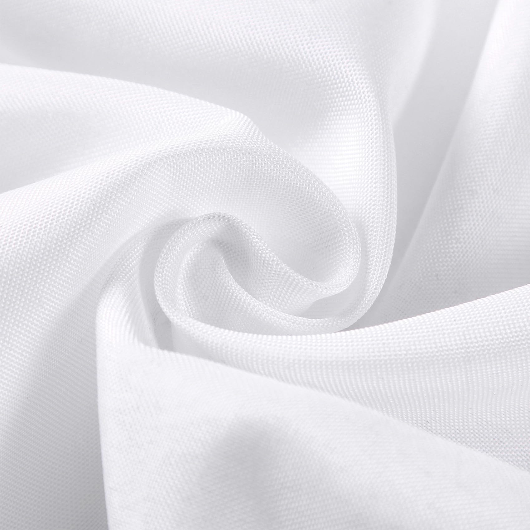 Bailarina Cloth Napkins Set of 120,17x17 inches Dinner Napkins Cloth Washable,Polyester Square Table Cloth Napkin Bulk with Hemmed Edges Ideal for Banquets, Parties and Weddings-White