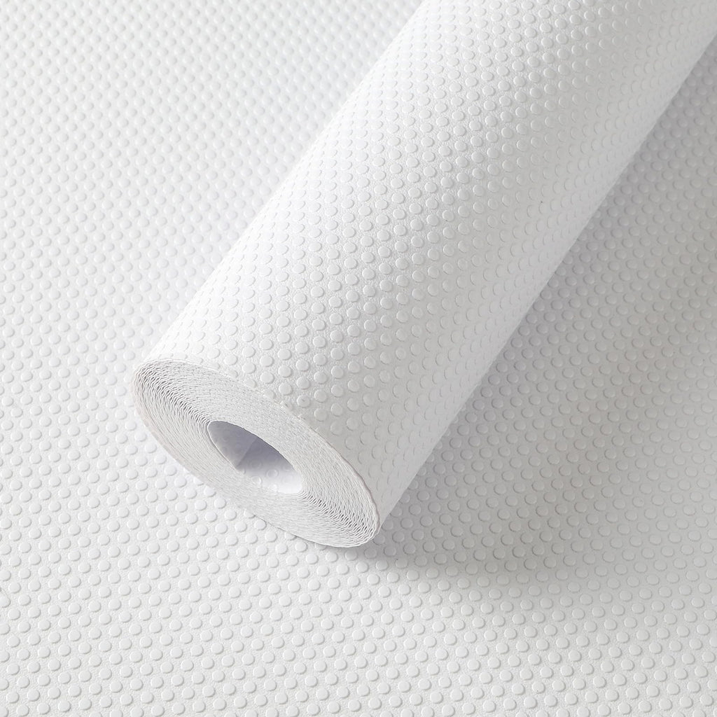 FLPMIX Shelf Liner 22 inch Wide - Waterproof Cabinets Liners, Non Adhesive, Easy to Cut Under Sink Mat Liners for Kitchens Drawer, Shelves, 22 X 300Inch White