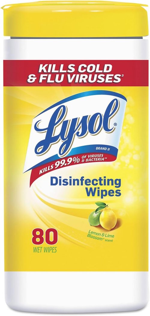 Lysol Disinfecting Wipes - Citrus Scent - 35 Count | Pack of 12 for Effective Cleaning