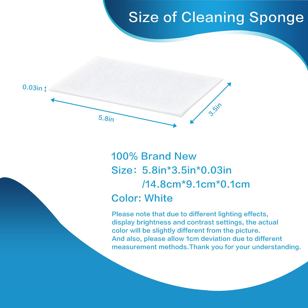50 Pack Magic Sponge Eraser Sheets | Thin Nano Pads | Multi-Surface