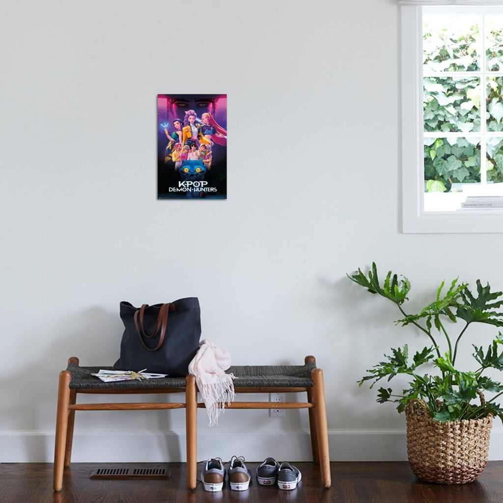 Netflix KPop Demon Hunters Wall Poster - Premium Unframed 19L x 13W for Fans