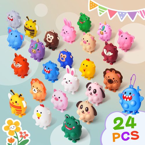 Advent Calendar 2025 | 3D Pop Animal Fidget Toys for Kids & Adults | Stress Relief Countdown Gifts