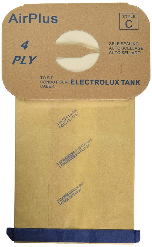 EnviroCare 48 Electrolux Type C Tank Model Vacuum Cleaner Bags 4 Ply
