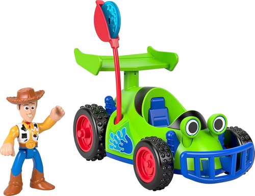 Fisher-Price Imaginext Woody & R.C. Play Set - 3-Inch Action Figure, Toy Vehicle & Projectiles