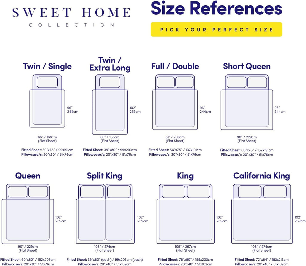 Skiennix Queen Sheet Set - Luxury White Hotel-Quality Bed Sheets with Extra Soft Pillowcases | Deep Pocket Design