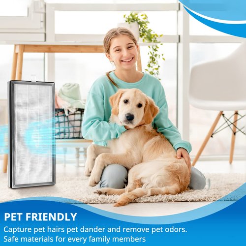 40 Replacement Filter Compatible with MA Series 40 Air Purifier 3-in-1 Filtration Contains High-Efficiency Activated Carbon Filter, 1 Pack