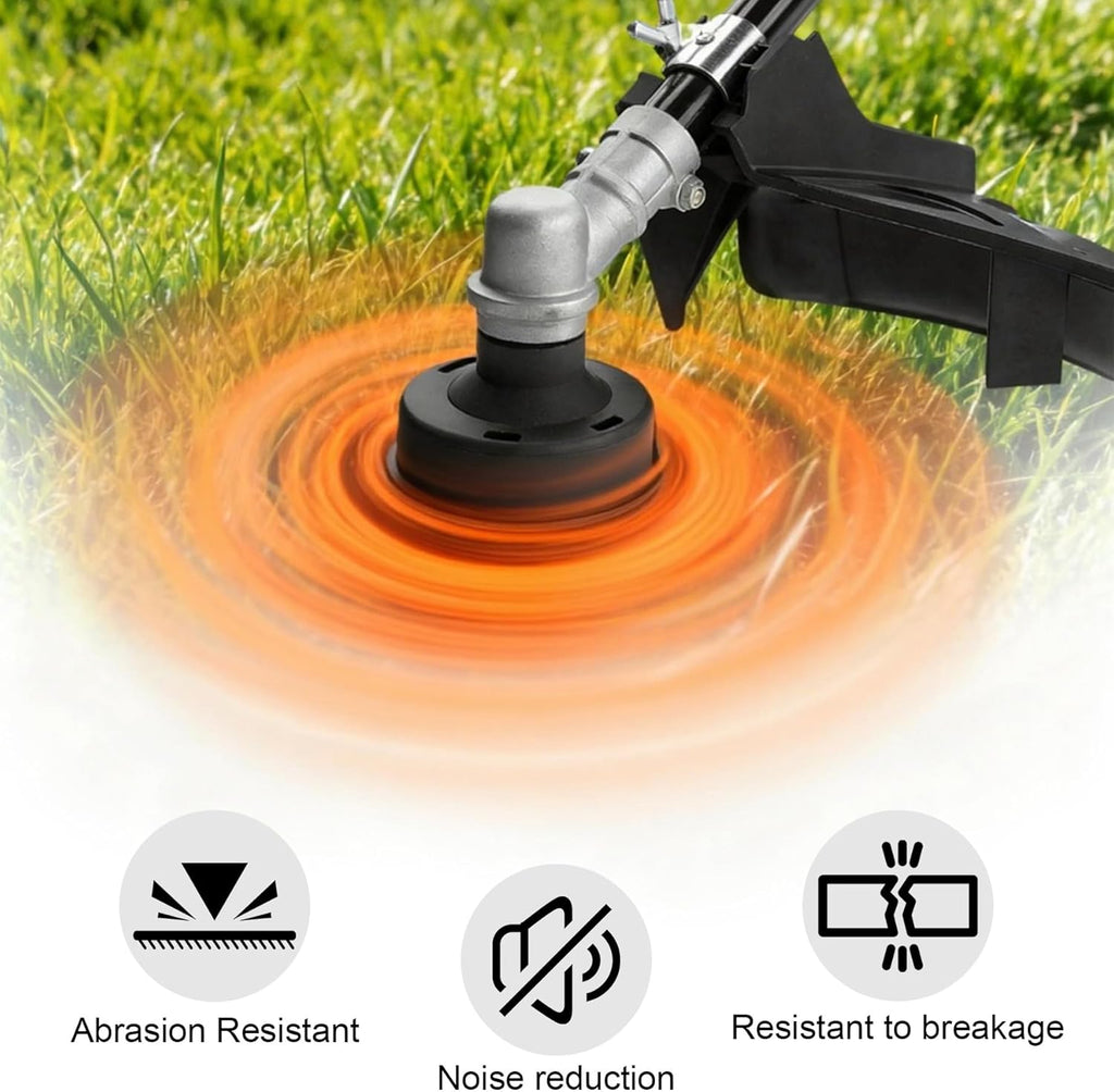 Skiennix .095" Pentagonal String Trimmer Line - 1LB Orange Universal Replacement for Weed Eater