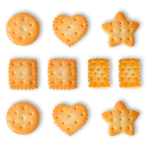 10 Pack Adorable Cartoon Cookie Refrigerator Magnets - 5 Cute Biscuit Shapes, Sweet Dessert Decor for Photo, Note & Menu Display on Fridge, Locker & Whiteboard