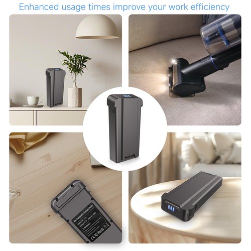 Emaks 280W Replacement Battery for Bissell PowerClean FurGuard &Power Clean FurFinder Extra Cordless Vacuum, Compatible with Model 4141 (280W) and 4143 (200W) 4172 4173 4052 4051-25.52V 2500mAh 63Wh