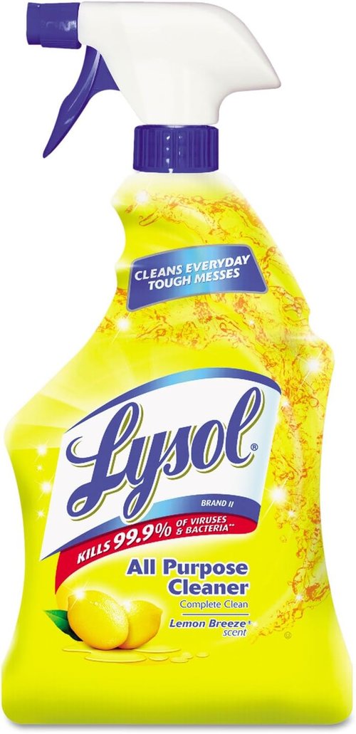 Lysol All-Purpose Cleaner Spray - Lemon Breeze Scent | 32oz for Effective Cleaning