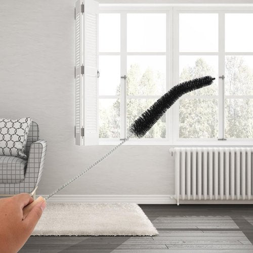 Radiator Cleaner Brush, Radiator Duster Brush Cleaning Brush for Radiator Long Handled Radiator Brush for Radiator Cleaning Supplies