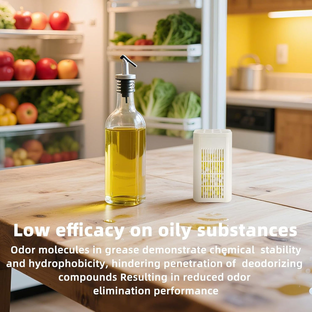 Skiennix Refrigerator Deodorizer - Long-Lasting Odor Eliminator for Freshness | 12 Months Supply