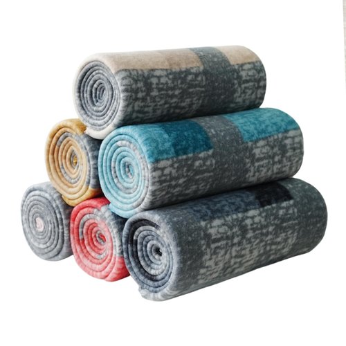 SeaBeauty Fleece Throw Blankets Bulk Fleece Blankets Solid Wholesale Lightweight Warm Soft for Pet Bed Couch Office Gifts Travel Seasons (Pack of 6-50x60 Inches,Multiple Plaid)