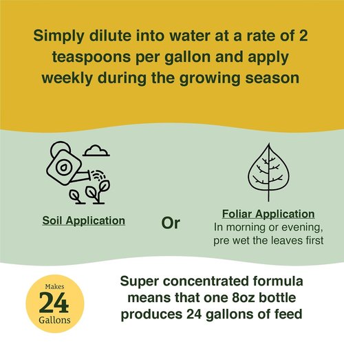 Farmer's Secret Rose Booster Fertilizer - Super Concentrated Formula for Healthy Growth | 8oz