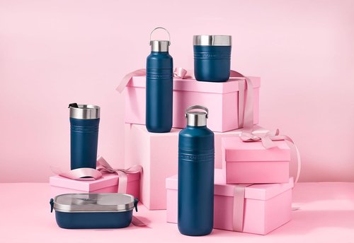 Le Creuset Stainless Steel Food Jar - 16 oz. | Portable & Stylish in Cerise