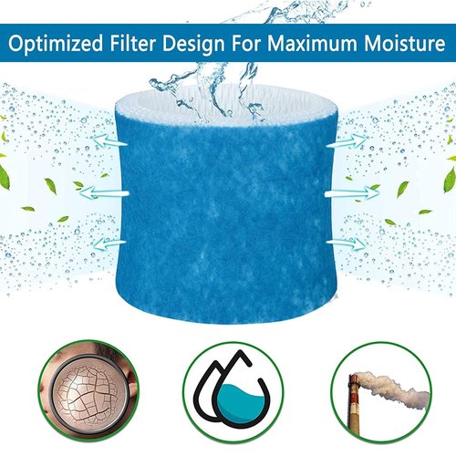Lxiyu Humidifier Filter Replacement Wicking Filters Compatible with Honeywell HC-888, HC-888N, Filter C (4 Pack)