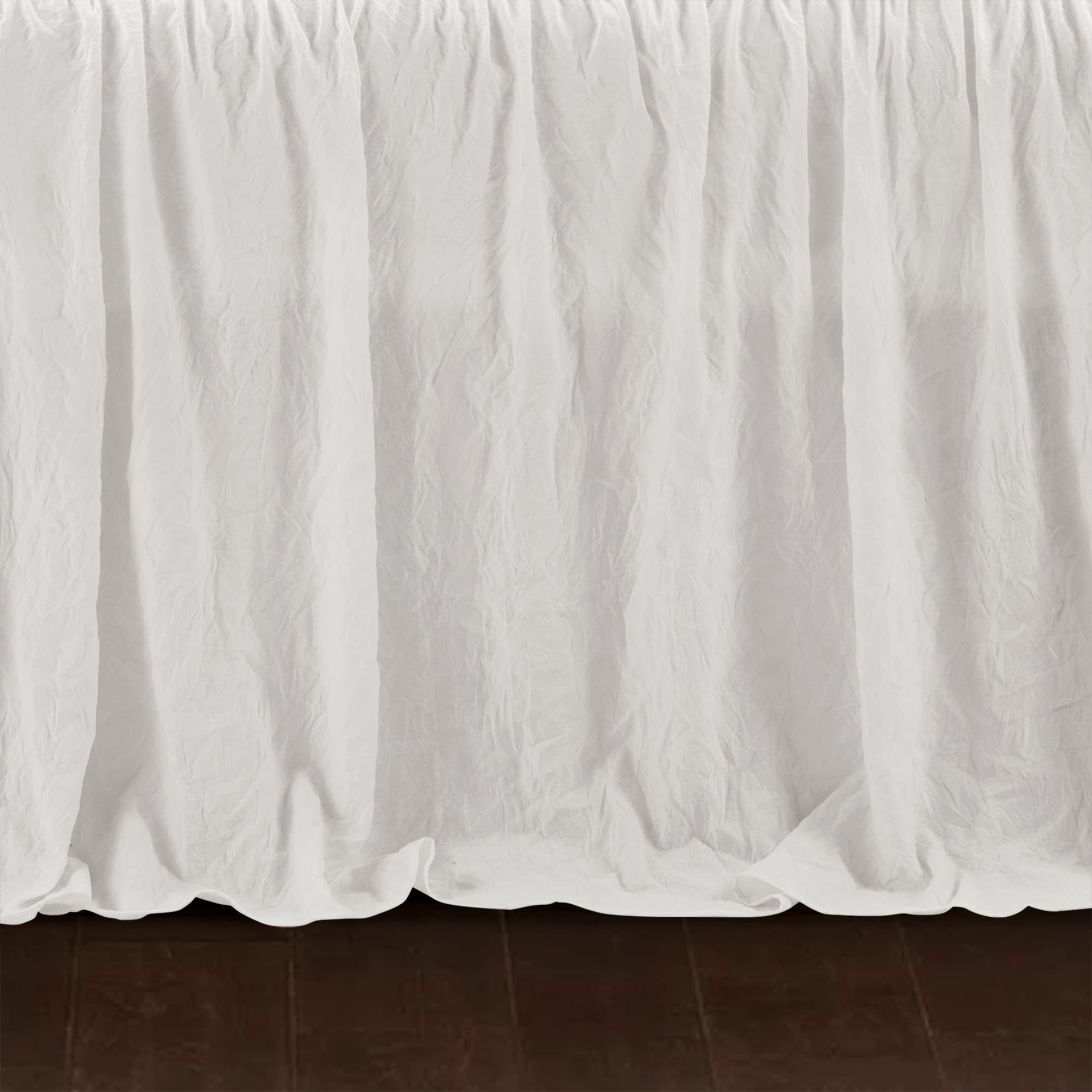 Lush Decor Ruffle Skirt Daybed Cover 5 Piece Set 39"W x 75"L White - Ruffled Bedding Set - Farmhouse Bedding Twin Bedspread - Twin Bedspread