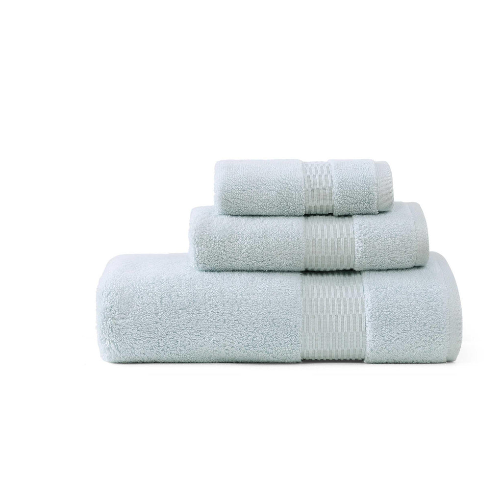 Tommy Bahama - Bath Towels Set, Soft & Highly Absorbent Cotton, Low Linting & Fade Resistant Bathroom Essentials (Long Branch Blue, 3-Piece)
