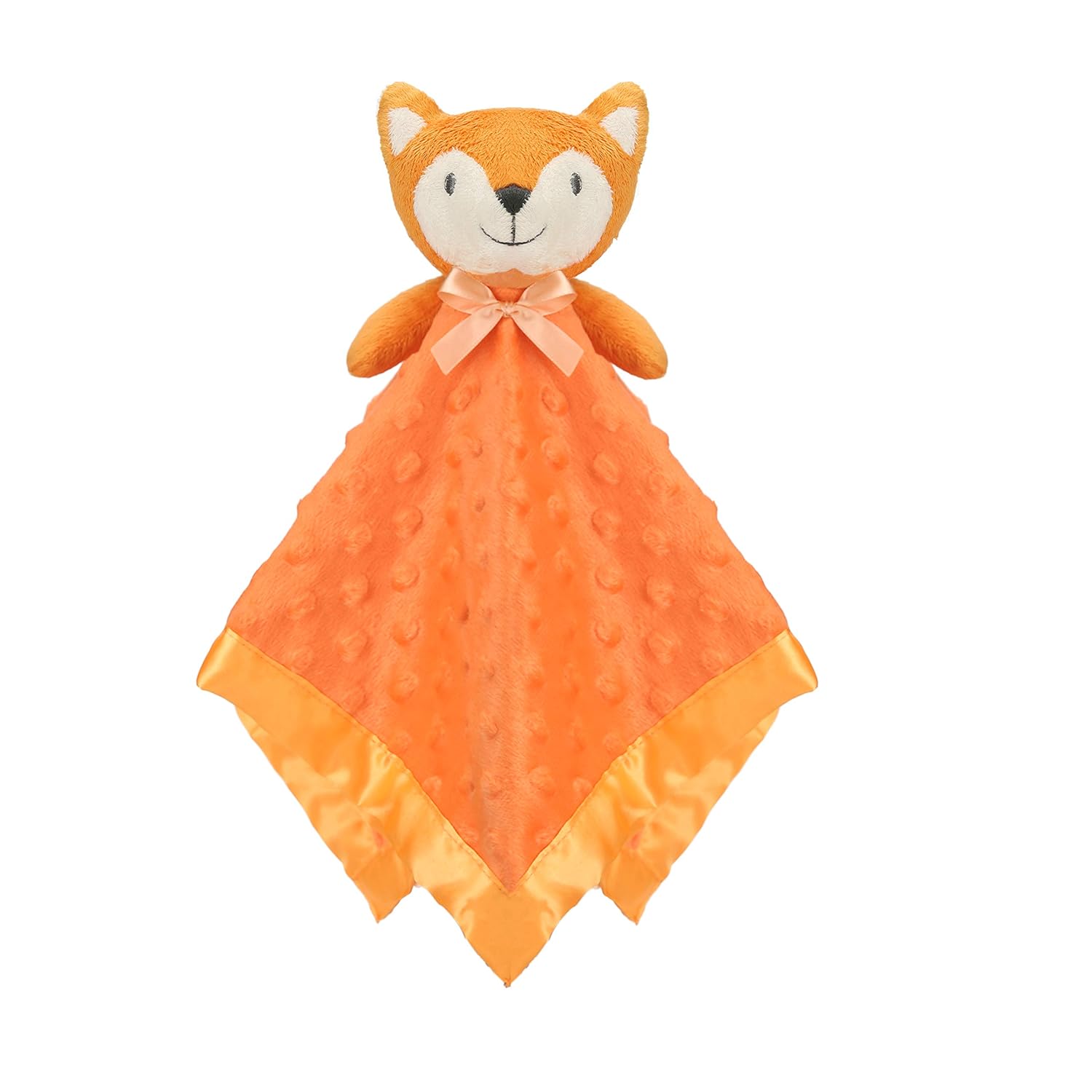 Pro Goleem Fox Security Blanket - Soft Orange Baby Lovey for Newborns & Toddlers | 16 Inch Snuggle Toy