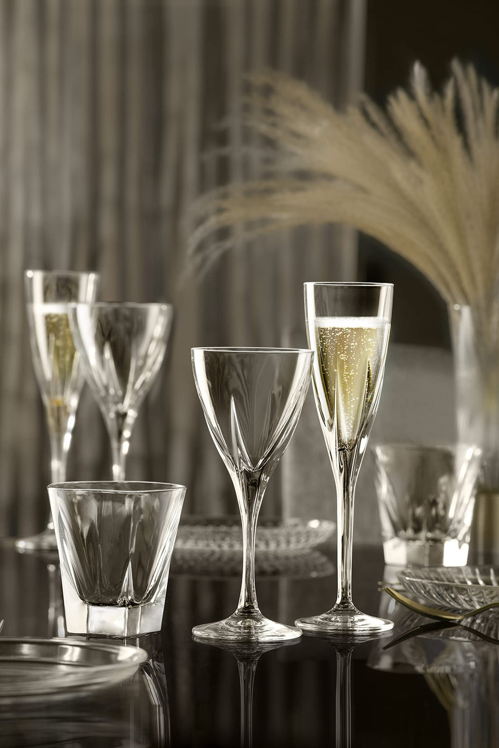 Barski Tumbler Glass - Double Old Fashioned - Set of 6 - Glasses - Designed DOF Crystal Glass Tumblers - For Whiskey - Bourbon - Water - Beverage - Drinking Glasses - 9.25 oz. - Made in Europe