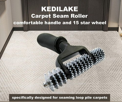 Carpet Seam Roller Tools,Carpet Repair Tools.Specifically Designed for Seaming Loop Pile Carpets,Star Wheel Rollers for Seamless Installation of Mats in Hotels, Homes, Conference Rooms