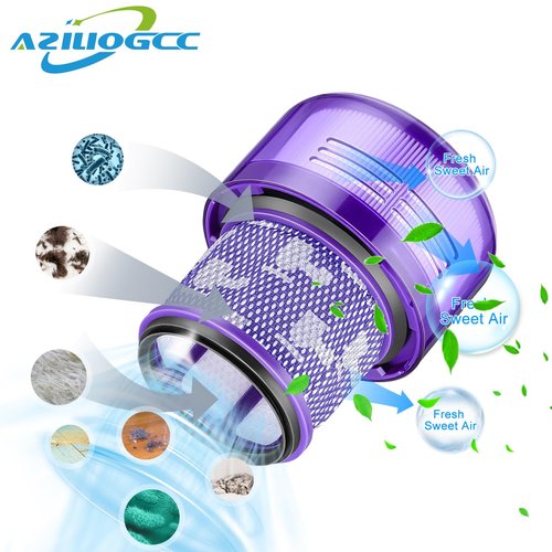 Vacuum Filter Replacement Parts Compatible with Dyson V11 Torque Drive V11 Animal V11 Complete V11 Extra V15 Detect V15s Detect Submarine Vacuums, Compare to Part 970013-02
