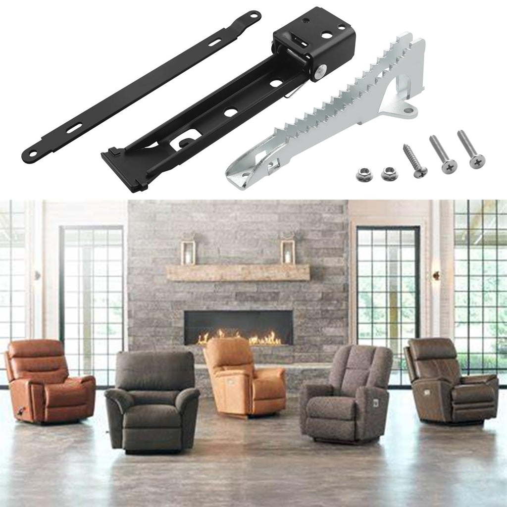 Niahm Threaded Ratchet and Pawl Complete Recliner Replacement Set for La-Z-Boy/Lazyboy Rocker Recliners and Swivel Armchairs, Replacement Part for Lazyboy Recliner Rocker Ratchet