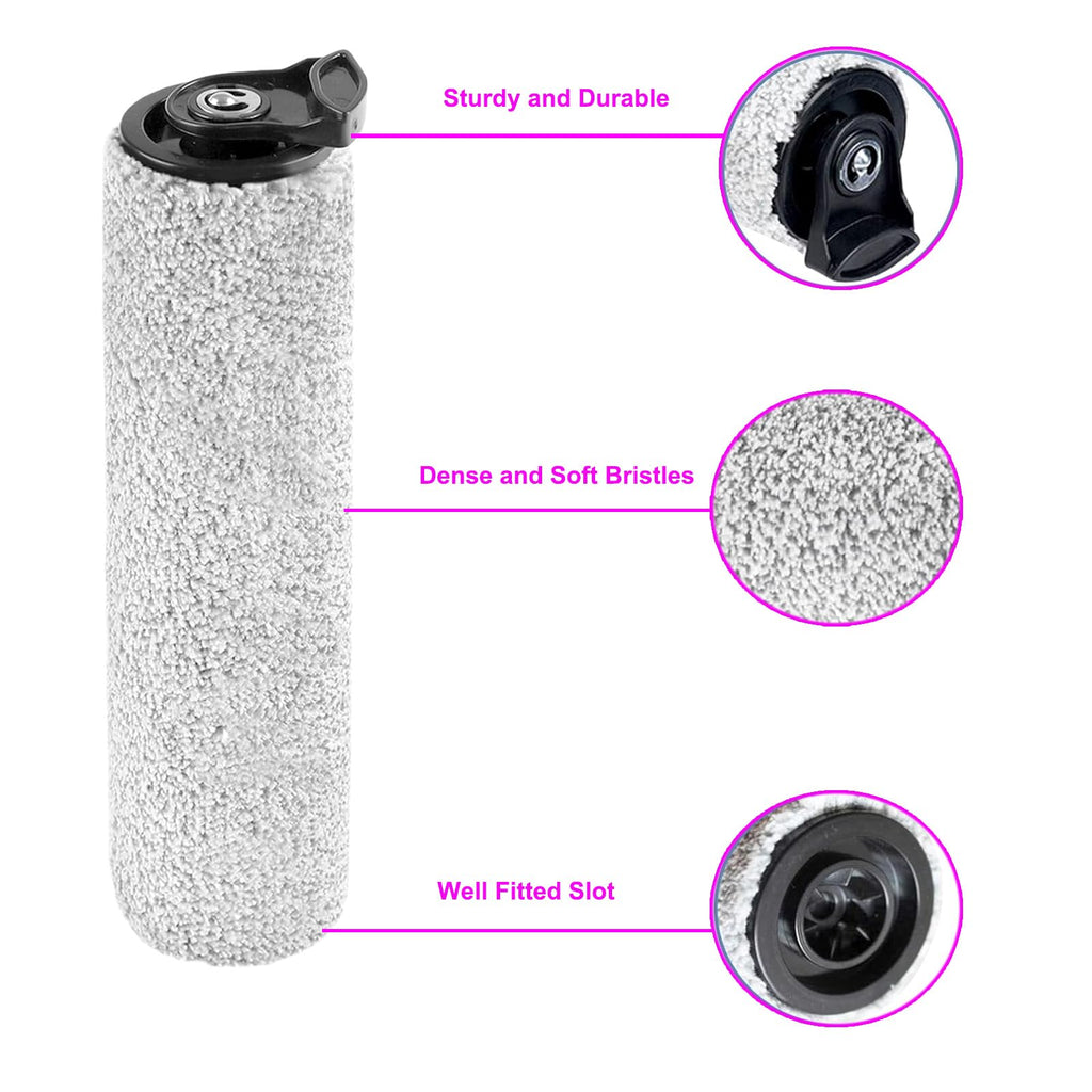 PELLYDA Roller Brush Replacement Parts Compatible with Tineco iFloor 2, iFloor 3,Floor One S3 Cordless Wet Dry Vacuum Cleaner.(iFloor Accessories Replacement Roller Brush 2 Pack)