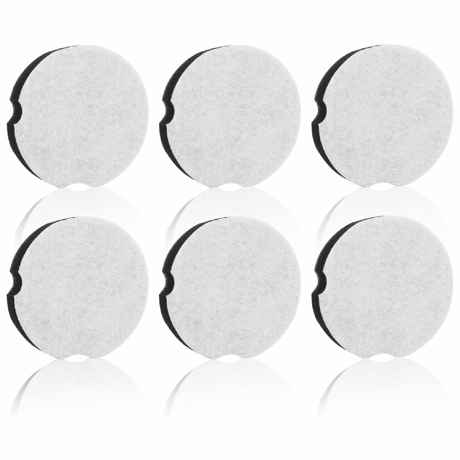 Replacement Filter Compatible with Biss-ell PowerForce Compact Lightweight Upright 1520 2112 Series Cleanview Compact Turbo 3508 3437F Vacuum Cleaner, Replace 1604896 160-4896（6 Packs)