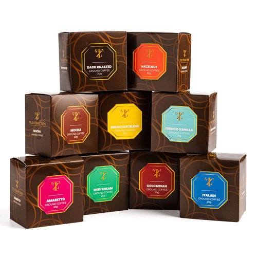 Gourmet Coffee Gift Set by Coffee Gifts - 9 Ground Coffee Assortments | Perfect for Coffee Lovers