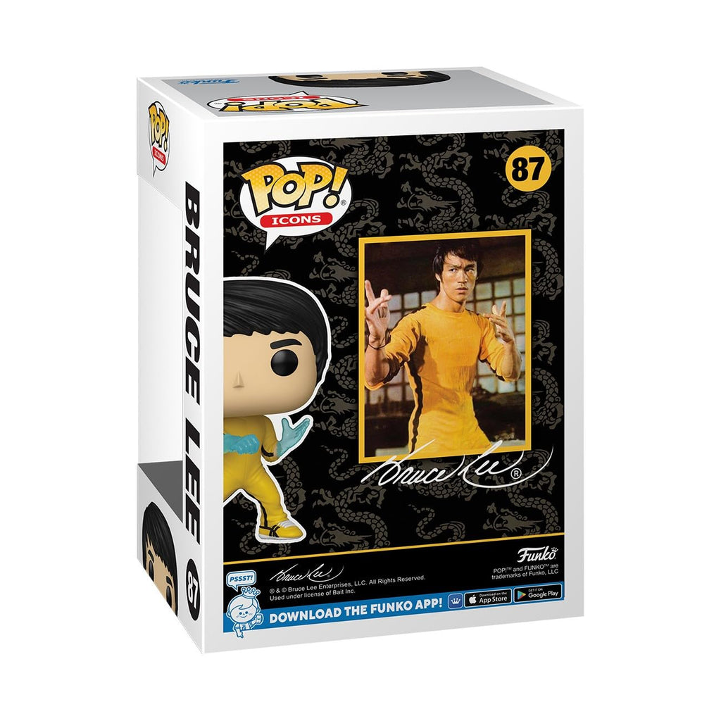 Funko POP Icons: Bruce Lee - Collectable Vinyl Figure - Gift Idea - Official Merchandise - for Kids & Adults - Movies Fans - Model Figure for Collectors and Display