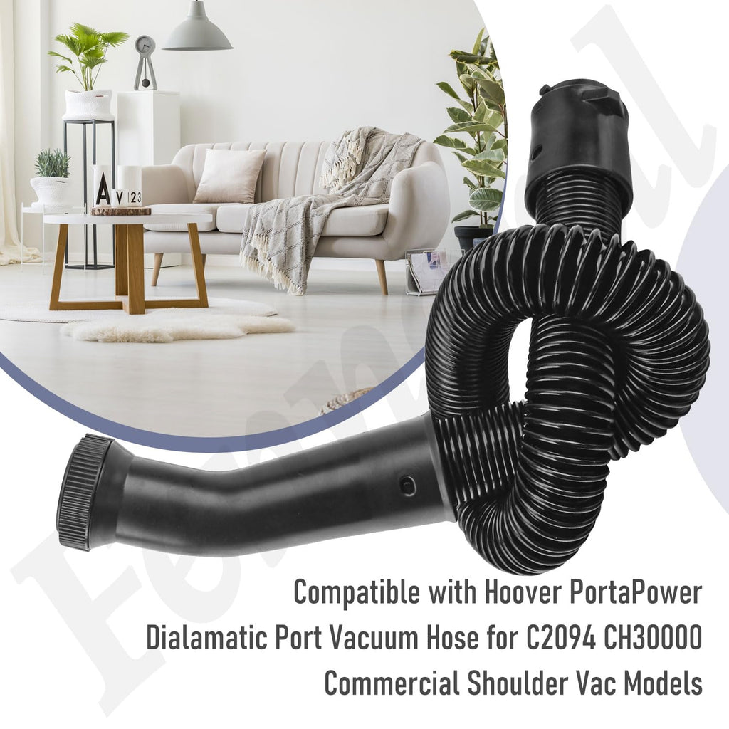 43434239 Vacuum Hose Compatible with Hoover PortaPower Dialamatic Vacuum for C2094 CH30000 Commercial Shoulder Vac Models