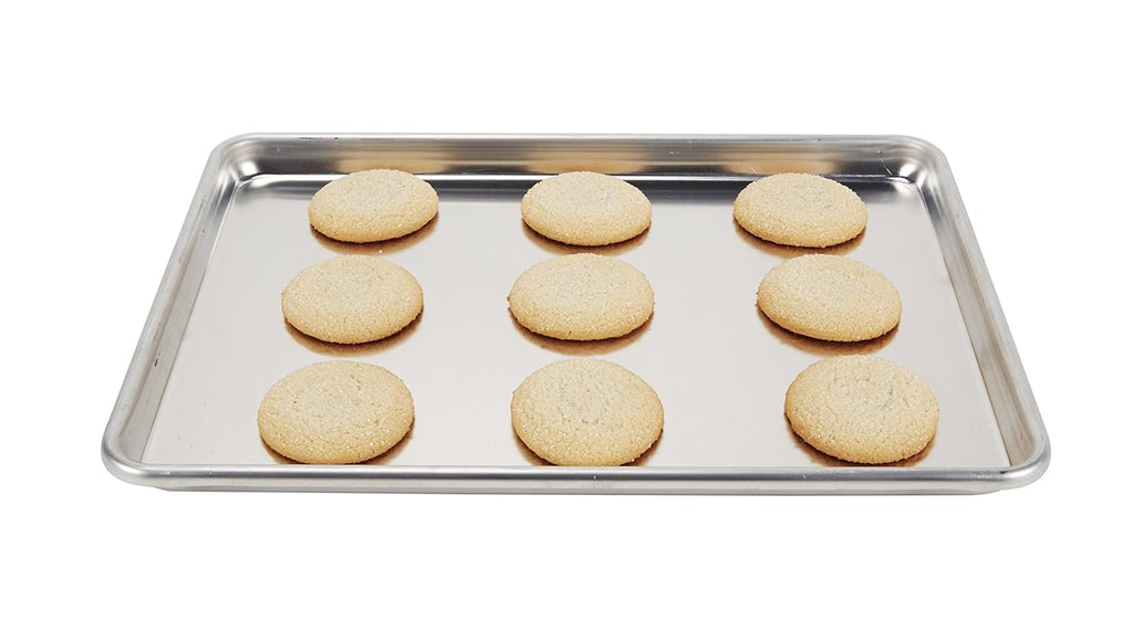 Vollrath Wear-Ever Half-Size Sheet Pan - 18" x 13" Aluminum | Durable Open-Bead Design, NSF Certified