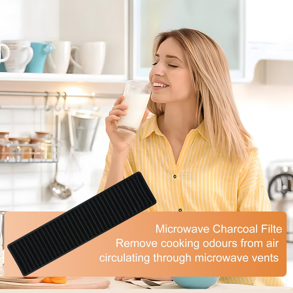 Replacement Filter 5230W1A003A Microwave Charcoal Filter Replacement for LG Microwave Air Filter LMV2031ST, LMVH1750SB, LMV2031SS, LMVH1750ST, LMV2031BD, LMV1650ST, LMVH1750SW, LMV2031SB, LMHM2237BD
