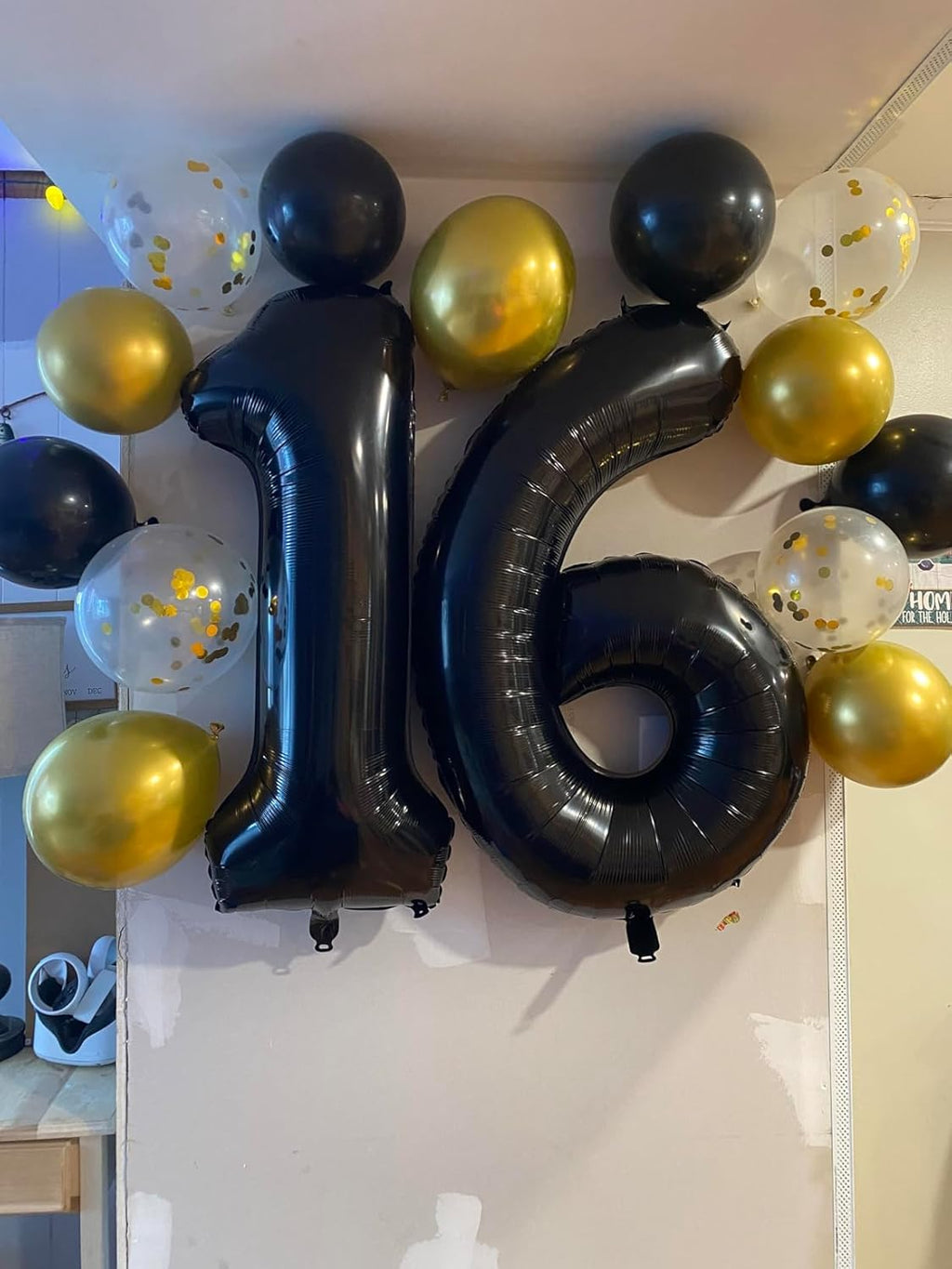 Number Balloons - Black 1 Balloon for Birthday Party | 40-Inch Large Decoration for Baby Showers & Photos