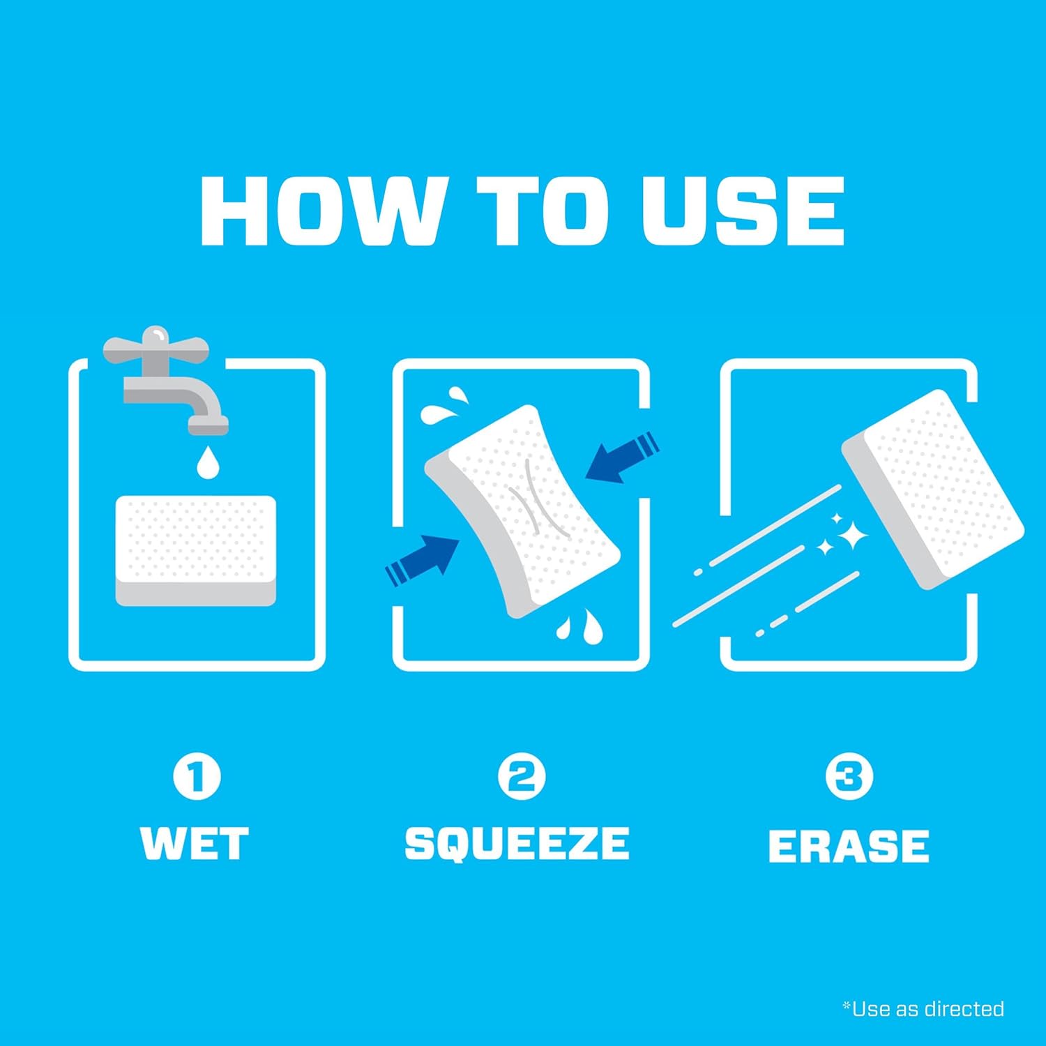 Mr Clean Magic Eraser - Erase Stains & Grime Effortlessly | Original, 2 Count
