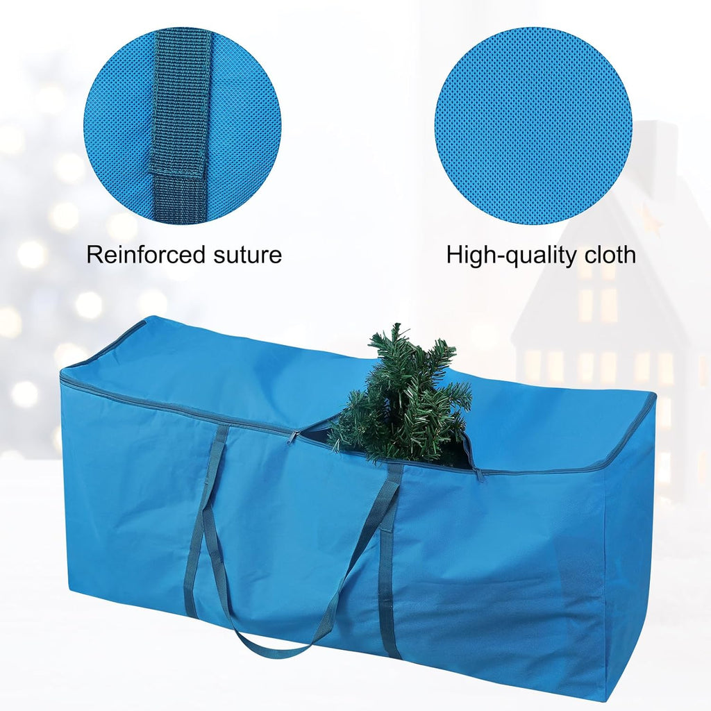 Regine Switzerland Christmas Tree Storage Bag - Fits Up to 7.5 ft Tall Trees | Durable Cloth with Reinforced Handles & Dual Zippers