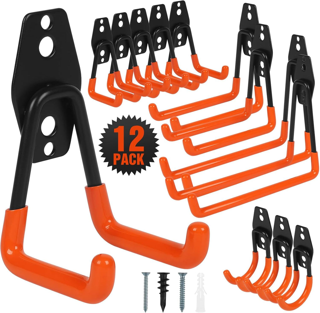Skiennix Garden Tool Organizer Set - Efficient Storage Solution for Garage or Shed